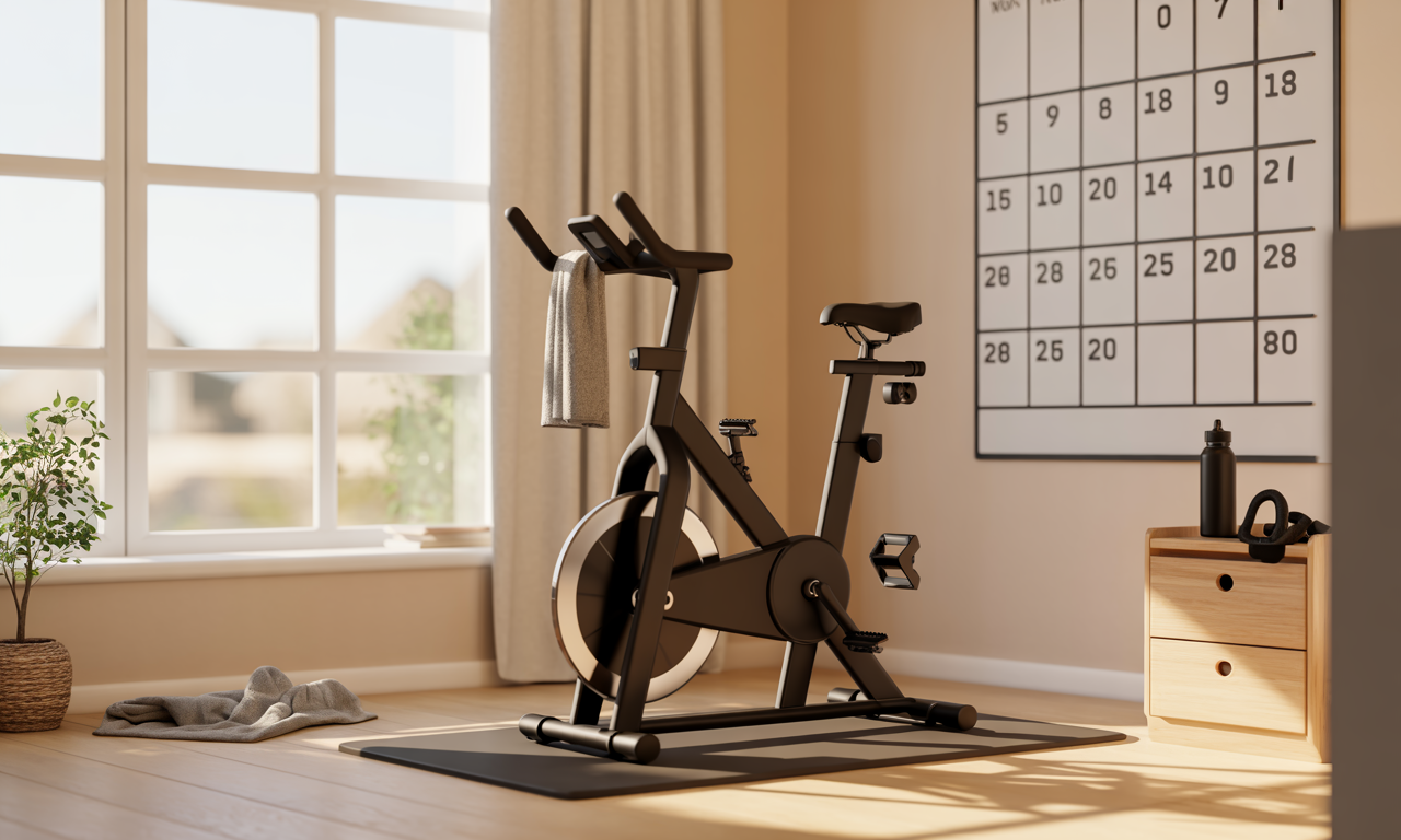 découvrez nos conseils pratiques pour rester motivé en faisant 20 minutes de vélo d'appartement par jour et profitez pleinement des bienfaits de cette routine sportive à la maison.