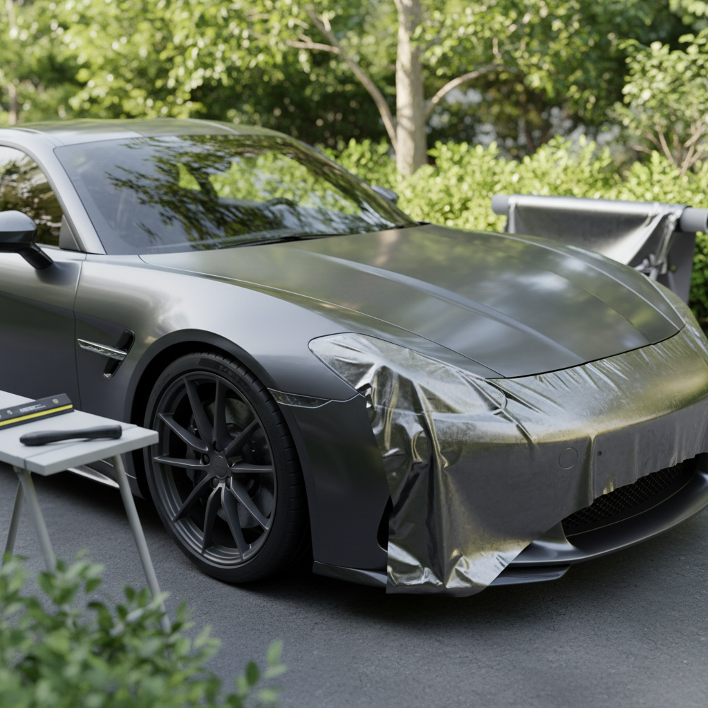 découvrez si un covering partiel est envisageable pour votre voiture de sport, ses avantages et conseils pour un résultat optimal.