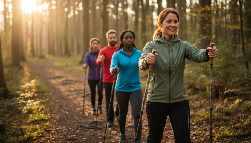découvrez la marche nordique avec un coach expert pour une expérience guidée, enrichissante et adaptée à tous les niveaux.