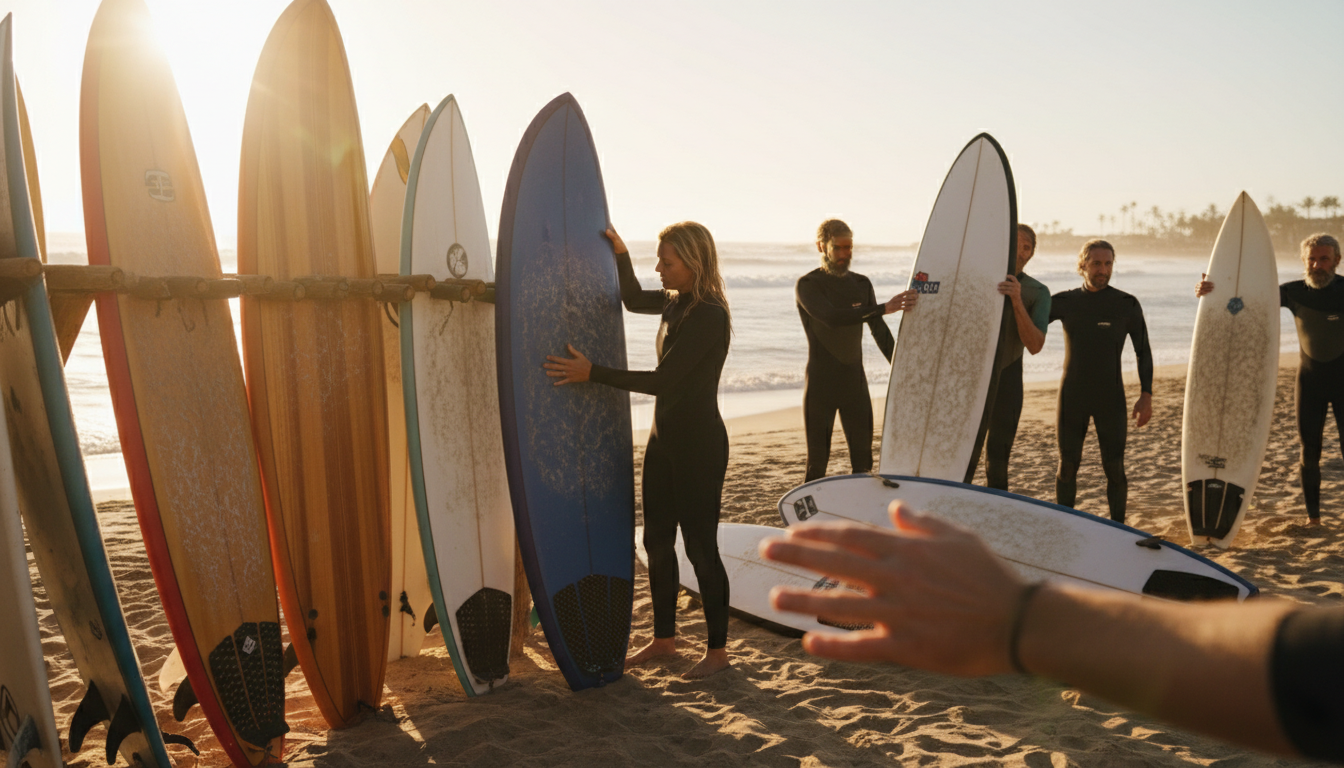découvrez comment choisir la planche de surf idéale adaptée à votre style et à votre niveau d'expérience pour profiter pleinement des vagues.