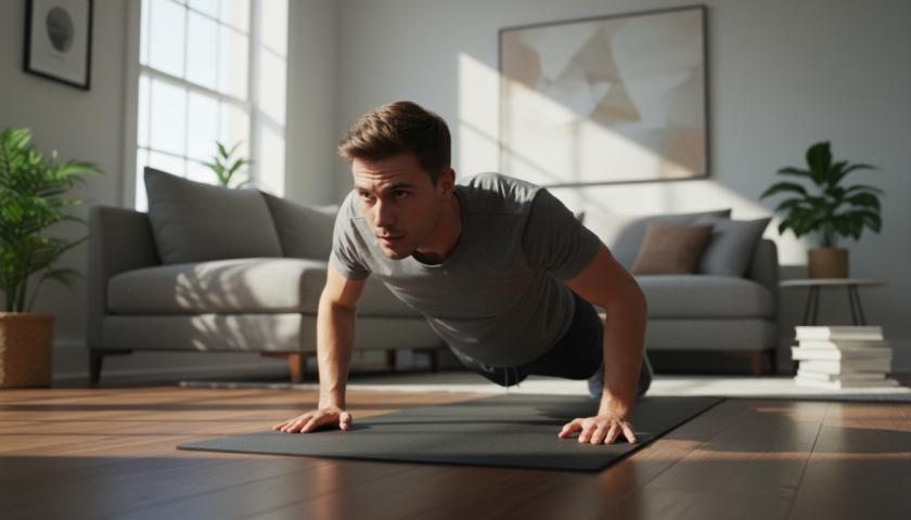 découvrez un programme de 4 semaines pour tonifier votre haut du corps sans utiliser d'équipement de musculation, idéal pour tous les niveaux et facile à suivre à la maison.