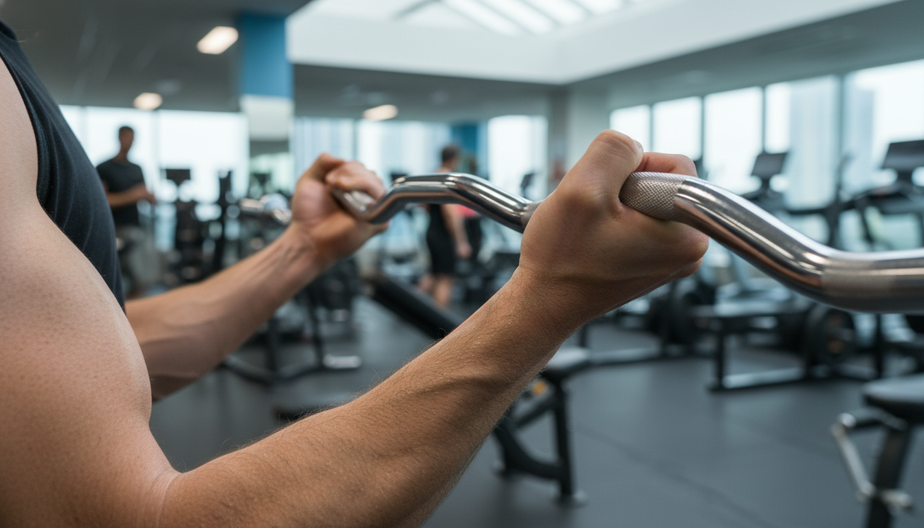 découvrez les 5 exercices essentiels avec la barre ez pour des bras sculptés et tonifiés rapidement. idéal pour booster votre entraînement musculaire !