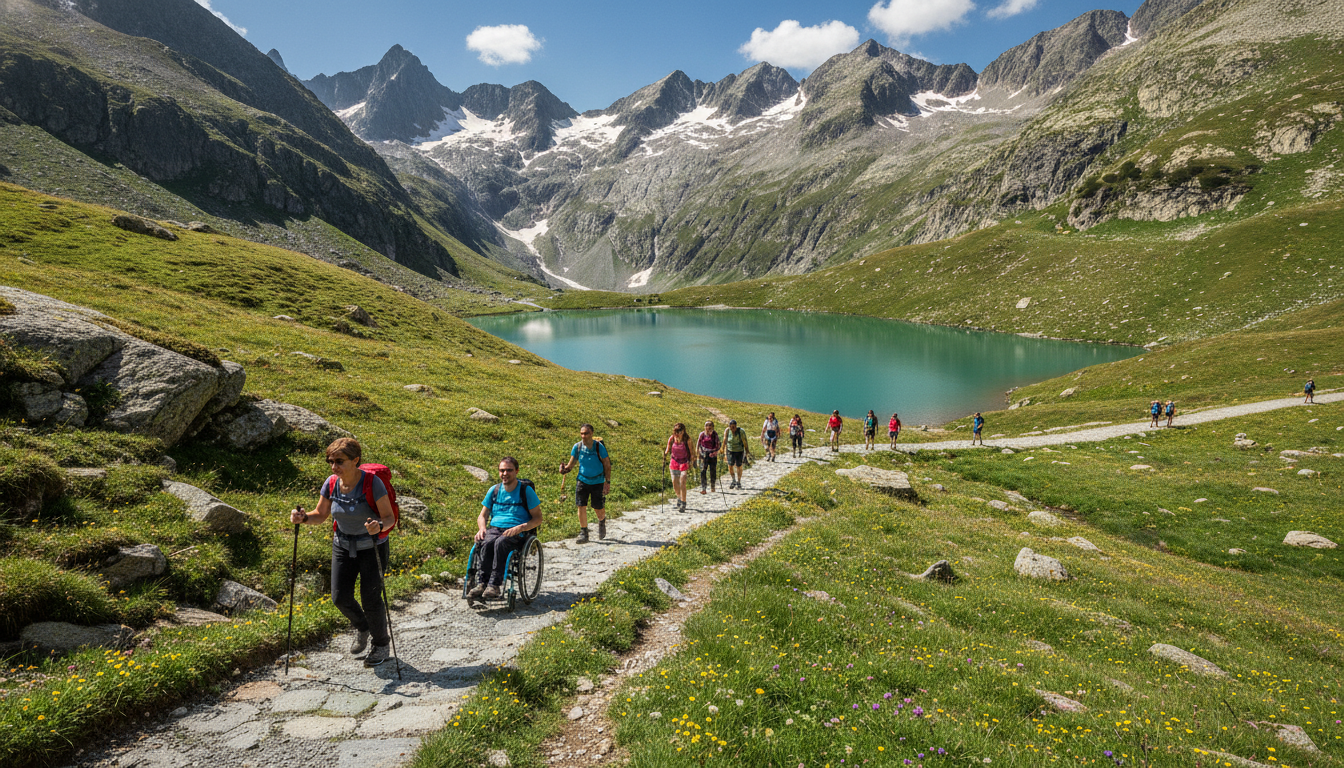 découvrez la randonnée au col du glandon et au lac de la croix : découvrez les niveaux d'accessibilité, les points d'intérêt et conseils pour une sortie adaptée à tous les randonneurs.
