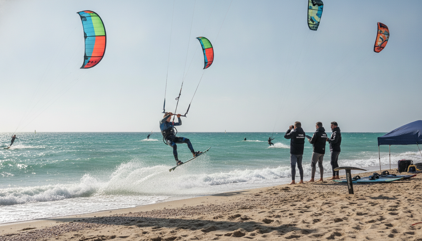 plongez dans l'univers du kite surf à hyères et apprenez les techniques d'entraînement exclusives du pôle espoirs, protégées par les écoles spécialisées.