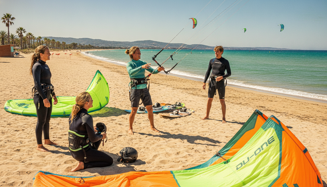 plongez dans l'univers du kite surf à hyères et explorez les techniques d'entraînement exclusives du pôle espoirs, jalousement préservées par les écoles locales pour vous offrir une expérience unique.