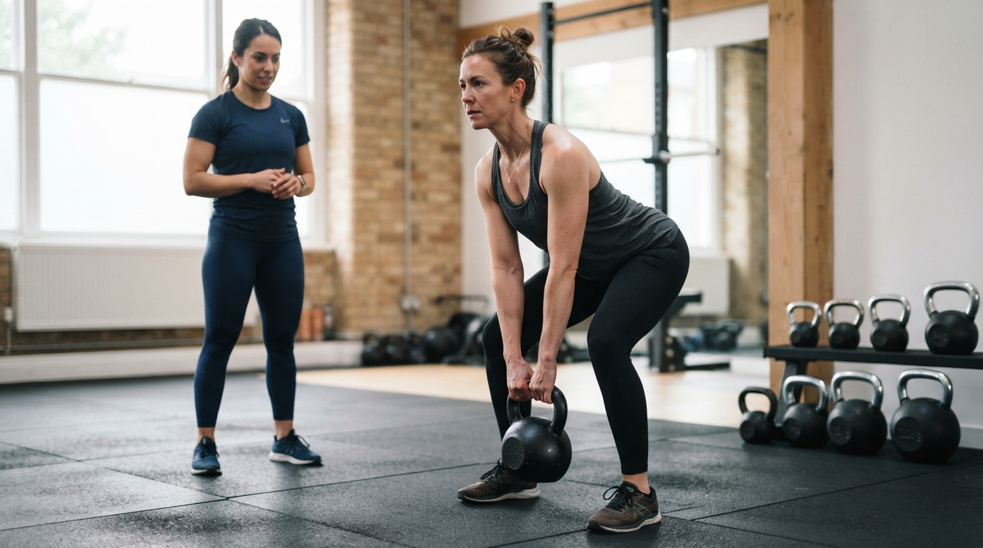 découvrez un test fonctionnel simple pour choisir le poids de kettlebell adapté à votre niveau, vos exercices et vos objectifs.