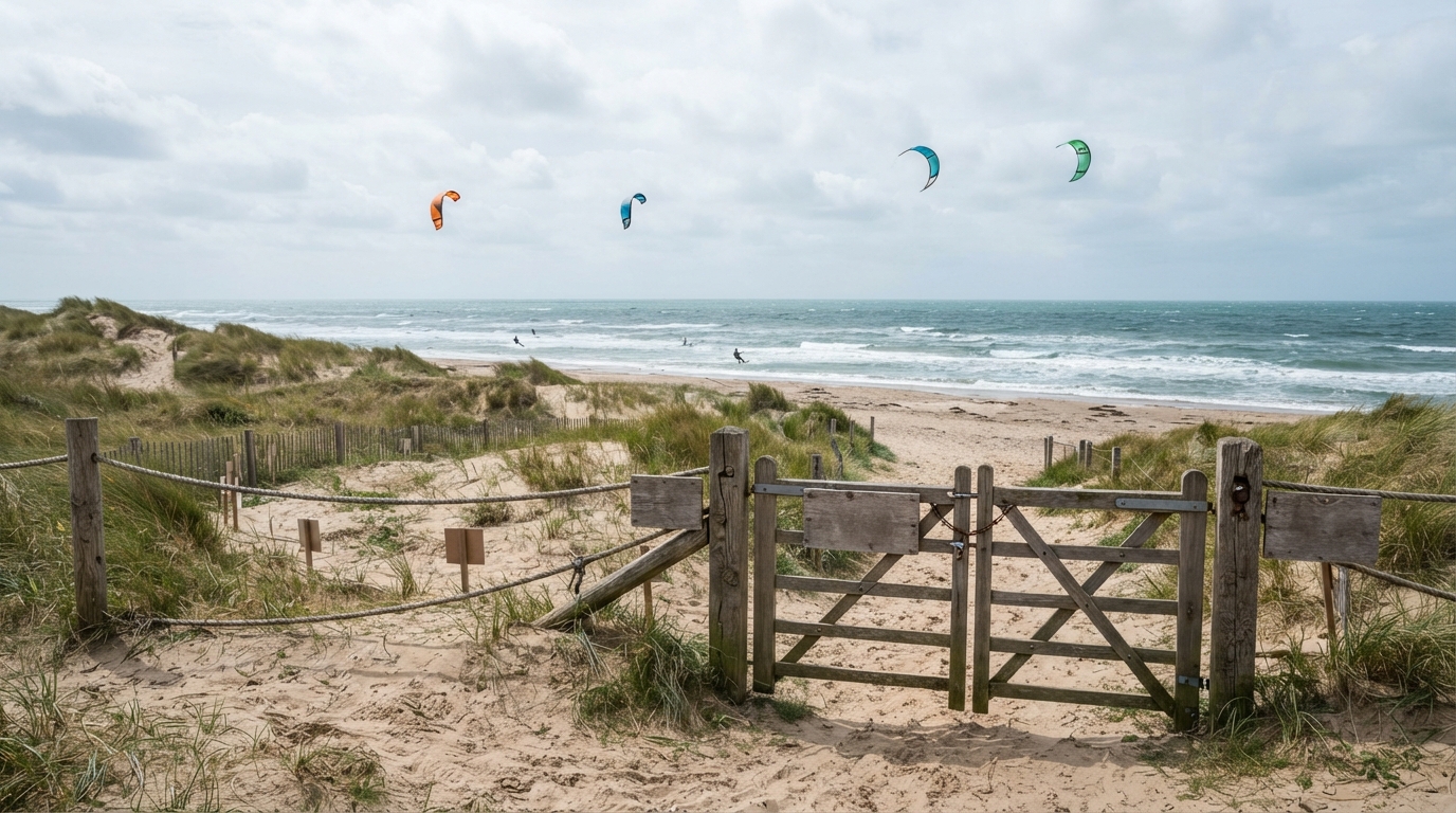 découvrez pourquoi certains spots de kitesurf ferment : règles de sécurité, restrictions d’accès et enjeux locaux expliqués pour mieux naviguer.
