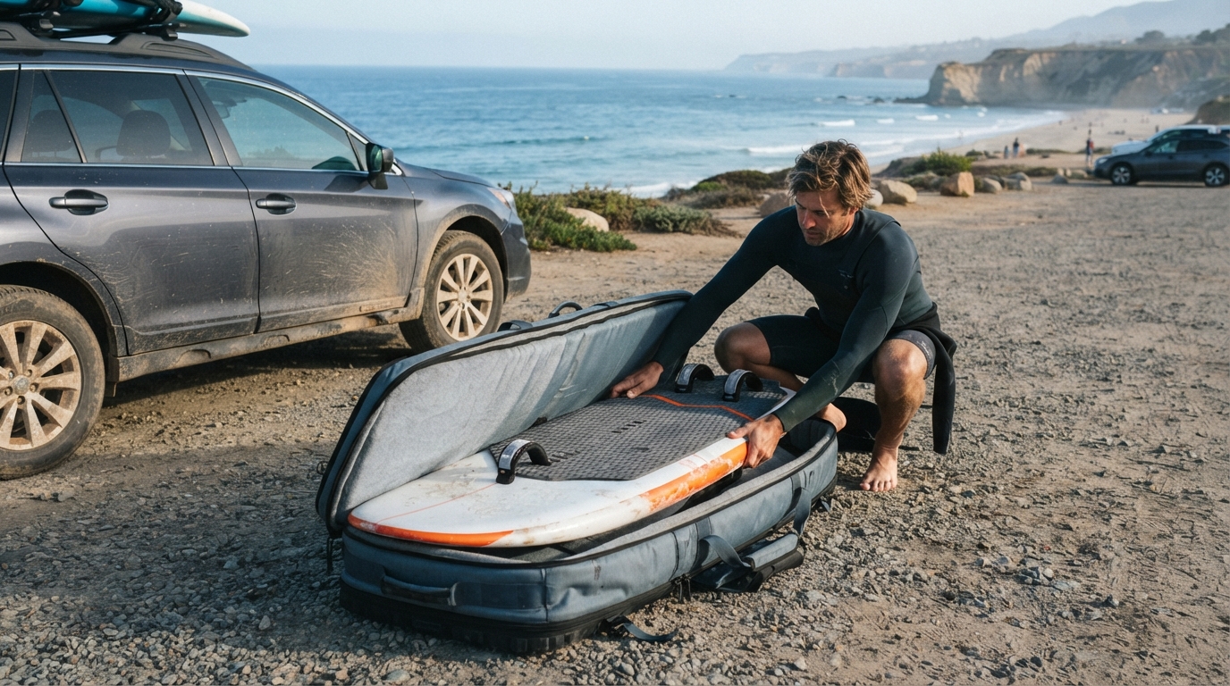 voyagez avec votre planche de wing foil en toute sérénité : choisissez une housse protectrice, pratique et abordable, sans dépasser votre budget.