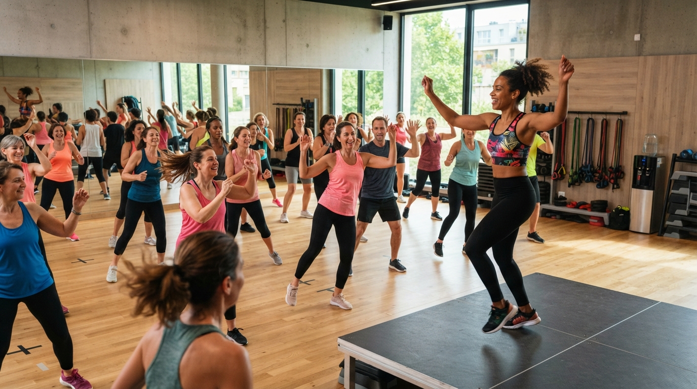découvrez la zumba au club sensations de chatou : dansez en rythme pour tonifier votre silhouette et entretenir votre motivation.